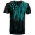 Kosrae Custom T Shirt Polynesian Wings (Turquoise) - Polynesian Pride