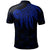 Tahiti Custom Polo Polynesian Wings (Blue) - Polynesian Pride