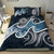 American Samoa Polynesian Bedding Set - Ocean Style Blue - Polynesian Pride