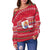 Tahiti Christmas Women Off Shoulder Sweater - Ugly Christmas - LT12 - Polynesian Pride