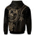 Tonga Custom Hoodie Gold Turtle - Polynesian Pride