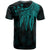 Fiji Custom T Shirt Polynesian Wings (Turquoise) - Polynesian Pride