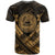 American Samoa Custom T Shirt AS Gold Seal Polynesian Patterns - Polynesian Pride