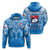 Samoa Rugby Toa Samoa Blue Style Hoodie LT2 Hoodie BLUE - Polynesian Pride