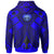 Fsm Custom Zip up Hoodie Blue Seal with Polynesian Tattoo - Polynesian Pride