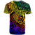 Polynesian T Shirt Rainbow Polynesian Pattern - Polynesian Pride