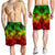 Polynesian Men's Shorts - Reggae Hibiscus Patterns - Polynesian Pride