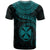 Wallis and Futuna Polynesian Custom T Shirt Wallis and Futuna Waves (Turquoise) - Polynesian Pride