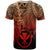 Hawaii Polynesian T Shirt Tribal Wave Tattoo Red Ver 2 - Polynesian Pride