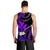 Hawaii Turtle With Plumeria Leaf Purple Men Tank Top - LT12 - Polynesian Pride