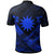 Nauru Polynesian Custom Polo Shirt Nauru Blue Seal Camisole Hibiscus Style - Polynesian Pride