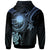 Marshall Islands Custom Zip up Hoodie Blue Turtle - Polynesian Pride