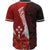 Kosrae Polynesian Custom Personalised Baseball Shirt - Coat Of Arm With Hibiscus - Polynesian Pride