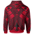 YAP Hoodie Red Seal with Polynesian Tattoo - Polynesian Pride