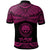 Federated States of Micronesia Custom Polo Shirt Polynesian Tattoo Pink Version - Polynesian Pride