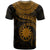 Nauru Polynesian T Shirt Nauru Waves (Golden) - Polynesian Pride