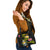 Nauru Polynesian Shoulder Handbag - Plumeria Tribal - Polynesian Pride