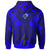 Yap Custom Hoodie Blue Seal with Polynesian Tattoo - Polynesian Pride