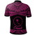 Chuuk Custom Polo Shirt Polynesian Tattoo Pink Version - Polynesian Pride