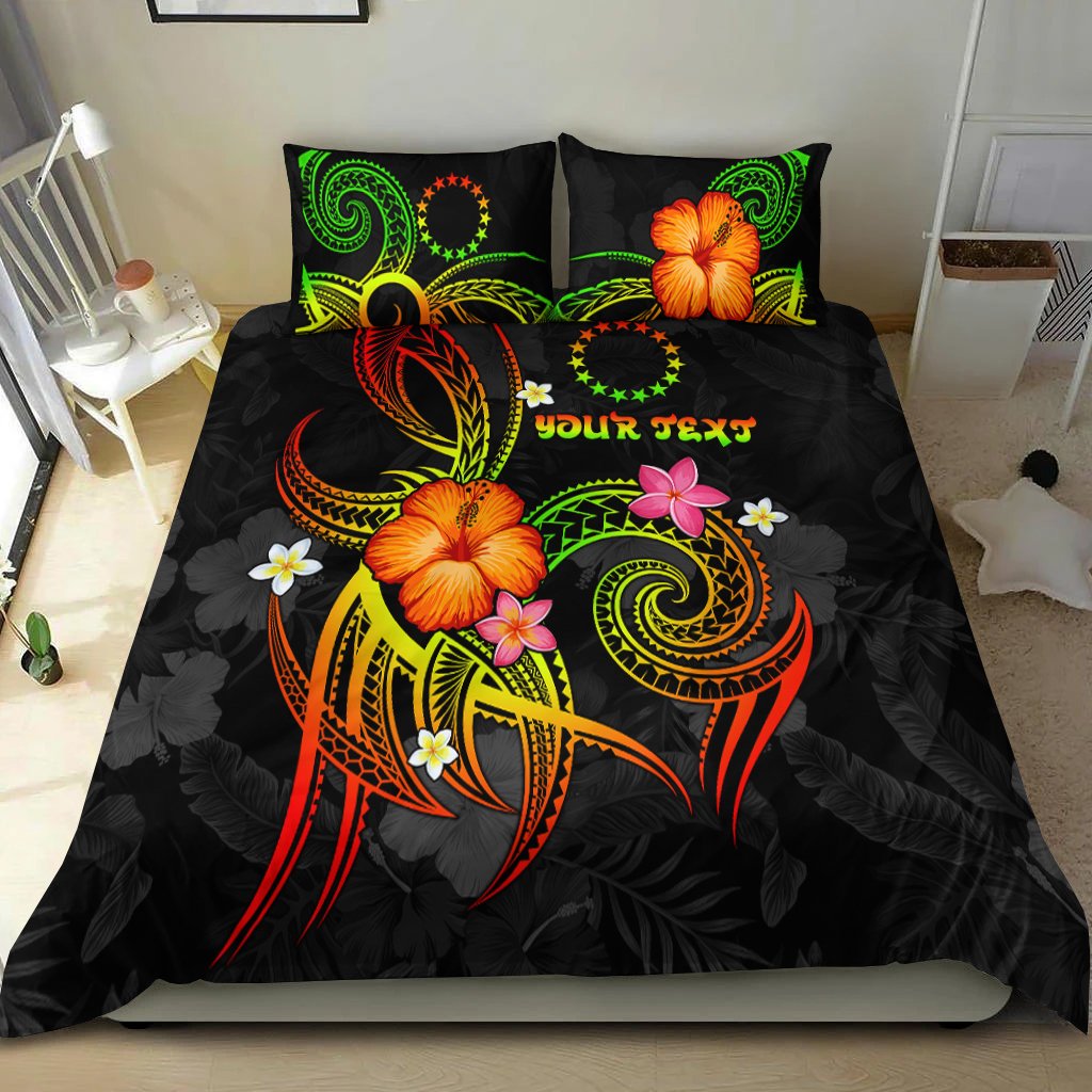 Cook Islands Polynesian Personalised Bedding Set - Legend of Cook Islands (Reggae) Reggae - Polynesian Pride