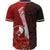 Yap Polynesian Baseball Shirt - Coat Of Arm With Hibiscus - Polynesian Pride