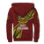 Tonga Vava'u High School Tongan Patterns Sherpa Hoodie - LT12 - Polynesian Pride