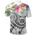 Polynesian Hawaii Polo Summer Plumeria (White) - Polynesian Pride