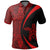 Hawaii Turtle Polynesian Polo Shirt Red Circle Style - Polynesian Pride