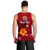 (Custom Personalised) Tahiti Maohi Men Tank Top - Hibiscus With Tribal - LT12 - Polynesian Pride