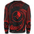 Yap Polynesian Sweater - Red Tribal Wave - Polynesian Pride