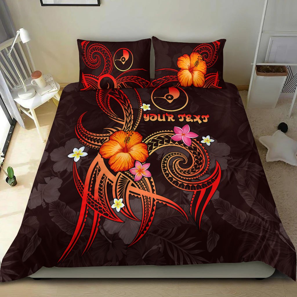 YAP Polynesian Personalised Bedding Set - Legend of YAP (Red) Red - Polynesian Pride