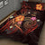 Niue Polynesian Quilt Bed Set - Legend of Niue (Red) - Polynesian Pride