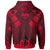 Fsm Custom Hoodie Red Seal with Polynesian Tattoo - Polynesian Pride