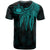 Samoa Custom T shirt Polynesian Wings (Turquoise) - Polynesian Pride