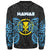 Hawaii Polynesian Custom Personalised Sweater - Spirit Style Blue - Polynesian Pride