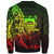 Tuvalu Sweatshirt - Polynesian Pattern Style Reggae Color - Polynesian Pride