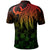 Pohnpei Custom Polo Shirt Polynesian Wings (Reggae) - Polynesian Pride