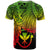 Hawaii Polynesian Custom T Shirt Tribal Wave Tattoo Reggae - Polynesian Pride