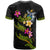 Solomon Islands Polynesian T Shirt Plumeria Tribal - Polynesian Pride