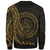 Palau Sweatshirt - Polynesian Pattern Style Gold Color - Polynesian Pride