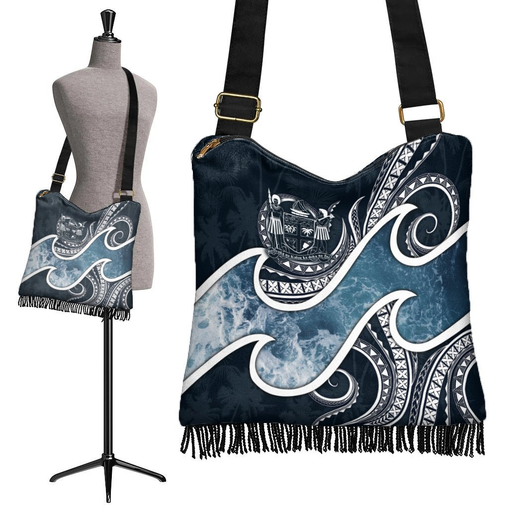 Fiji Polynesian Boho Handbag - Ocean Style One Style One Size Blue - Polynesian Pride