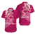 (Custom Personalised) Breast Cancer Pink Ribbon Butterfly Polynesian Pink Version Hawaiian Shirt - LT12 Unisex pink - Polynesian Pride