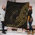 Samoa Premium Quilt - Custom Personalised Polynesian Pattern Style Gold Color - Polynesian Pride