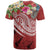 Polynesian American Samoa T Shirt Summer Plumeria (Red) - Polynesian Pride