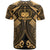 Samoa Polynesian T shirt Samoa Gold Seal with Polynesian Tattoo - Polynesian Pride