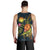 Marshall Islands Polynesian Men's Tank Top - Legend of Marshall Islands (Blue) - Polynesian Pride