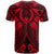 Pohnpei Custom T Shirt Red Seal with Polynesian Tattoo - Polynesian Pride