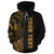 Polynesian Hawaii Custom Hoodie Yellow Line - Polynesian Pride