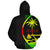 Guam Polynesian Custom Zip up Hoodie Reggae Line - Polynesian Pride