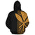 Polynesian Hawaii (Kanaka Maoli) Custom Zip up Hoodie Yellow Line - Polynesian Pride